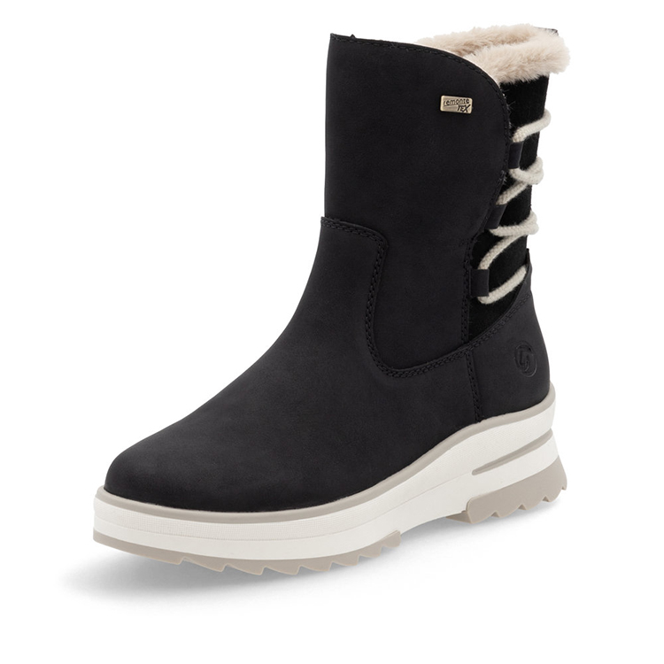 Bottines Classiques Pour Femme Remonte - Imperméables, Doublure Laine, Semelle Antidérapante - Confort Chaud