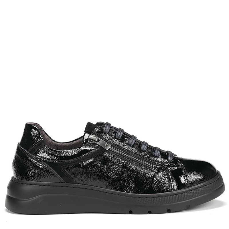 sneaker Pompas de Fluchos femme noir verni — miniature