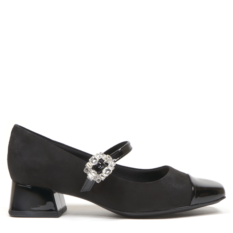 Escarpin Piccadilly 160094 noir pour femme élégant – profil latéral