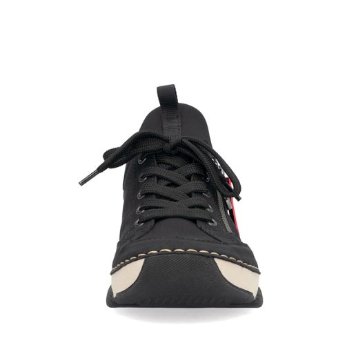 Espadrilles Rieker femme noires vue du dessus