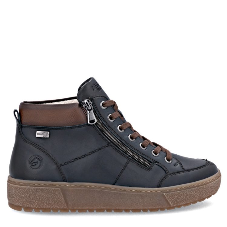 Soulier d’hiver RemonteTex D2T70-14 – vue de côté avec fermeture éclair