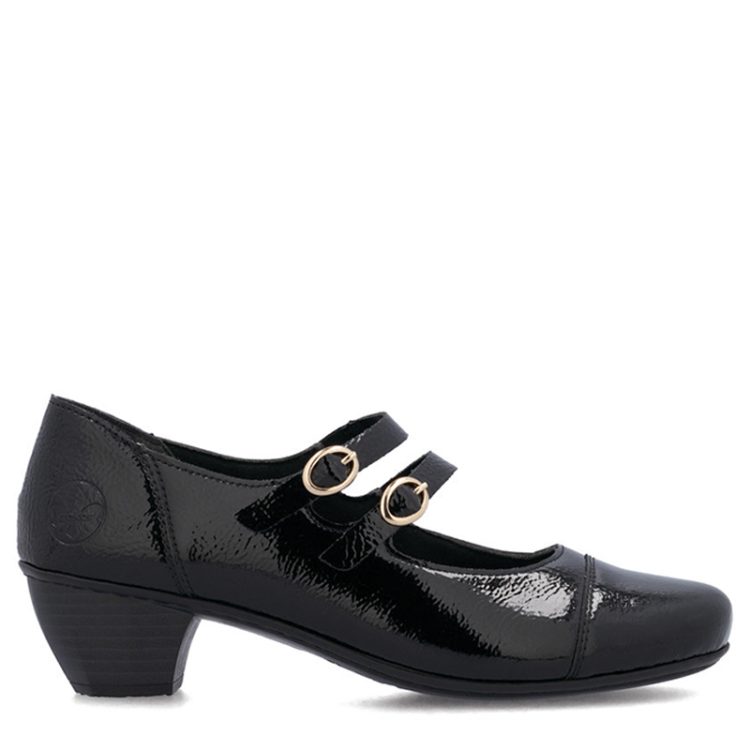 Rieker 41758-00 | NOIR VERNI